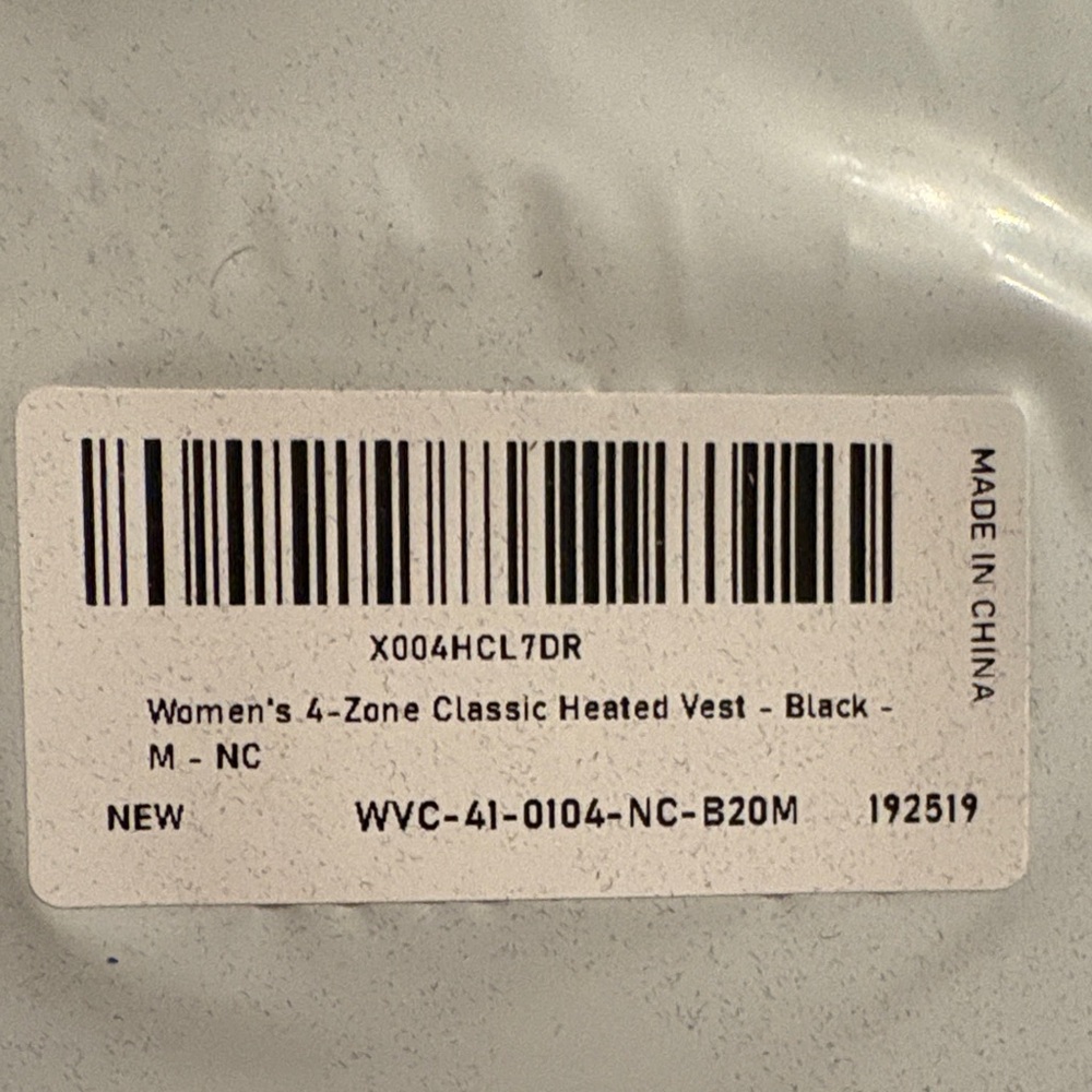 Ororo Women's Heated Vest - Black and Red - Picture 9 of 9